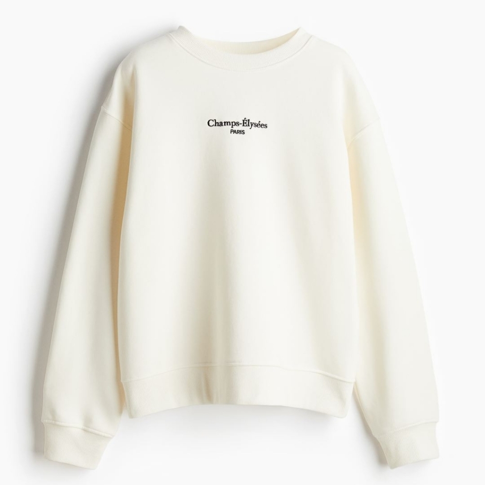 H&M Paris Sweatshirt, XS